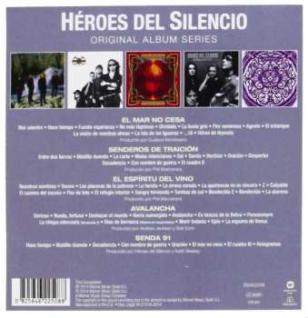 5CD Héroes Del Silencio: Original Album Series