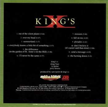 5CD/Coffret King's X: Original Album Series