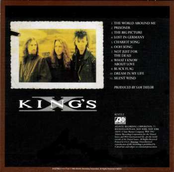 5CD/Coffret King's X: Original Album Series