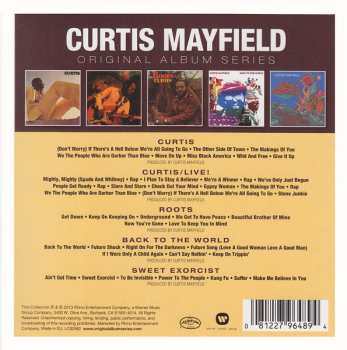 5CD/Coffret Curtis Mayfield: Original Album Series