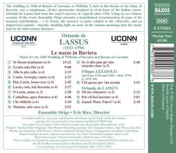 CD Roland de Lassus: Le Nozze In Baviera