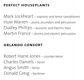 CD Orlando Consort: Extempore