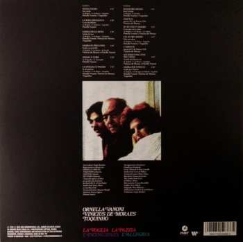 LP Vinicius de Moraes: La Voglia La Pazzia L'incoscienza L'allegria CLR