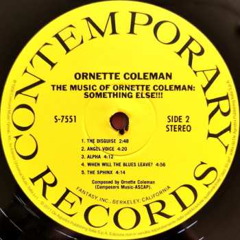 LP Ornette Coleman: Something Else!!!!