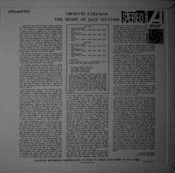 10LP/Coffret Ornette Coleman: The Atlantic Years
