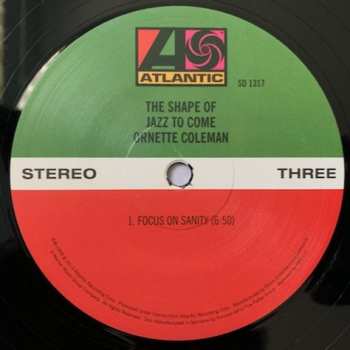 2LP Ornette Coleman: The Shape Of Jazz To Come