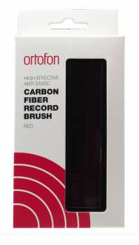 Technique audio Ortofon Carbon Fiber Record Brush Red