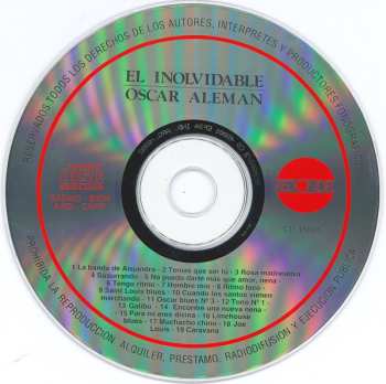 CD Oscar Aleman: El Inolvidable