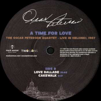 3LP Oscar Peterson: A Time For Love: The Oscar Peterson Quartet - Live In Helsinki, 1987
