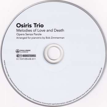 CD Osiris Trio: Melodies Of Love And Death (Opera Senza Parole)