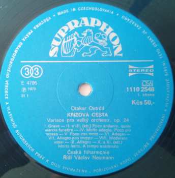 LP The Czech Philharmonic Orchestra: Křížová Cesta, Osiřelo Dítě