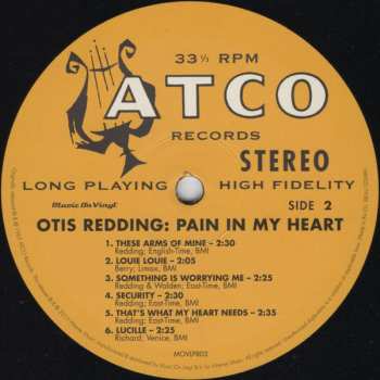 LP Otis Redding: Pain In My Heart