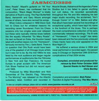 CD Otis Rush: I Won't Be Worried No More - Otis Rush's Chicago Blues 1956-1962