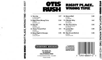 CD Otis Rush: Right Place, Wrong Time
