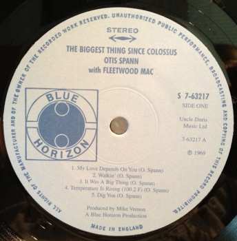 LP Fleetwood Mac: The Biggest Thing Since Colossus LTD