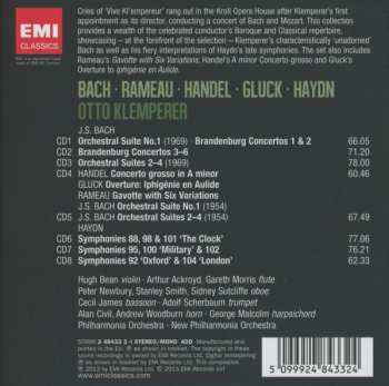8CD Otto Klemperer: Bach · Rameau · Handel · Gluck · Haydn · Philharmonia Orchestra · New Philhormonia Orchestra 