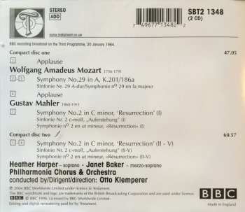 2CD Wolfgang Amadeus Mozart: Symphony No.2 'Resurrection' / Symphony No.29