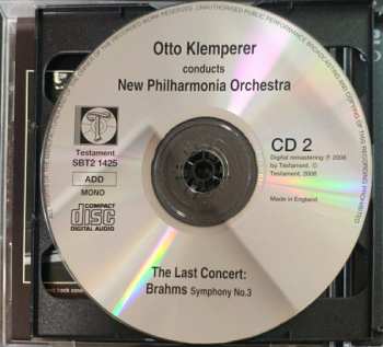 2CD Otto Klemperer: The Last Concert: Beethoven / Brahms