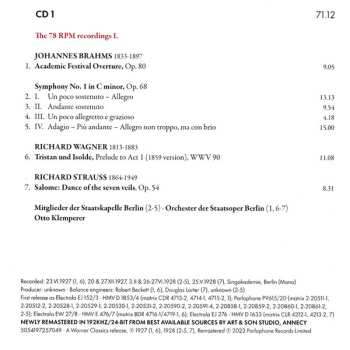 95CD/Coffret Otto Klemperer: The Warner Classics Remastered Edition