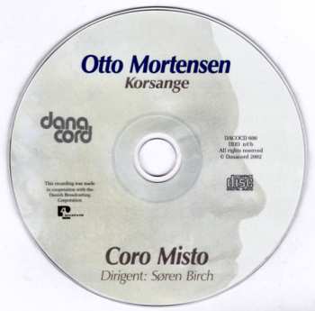CD Otto Mortensen: Otto Mortensen Korsange