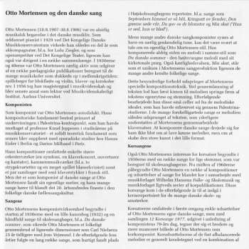 CD Otto Mortensen: Otto Mortensen Korsange