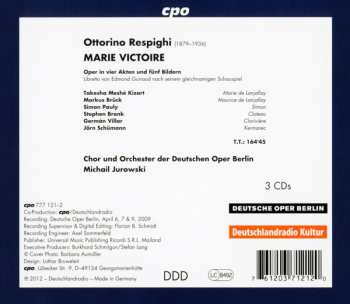 3CD/Coffret Ottorino Respighi: Marie Victoire