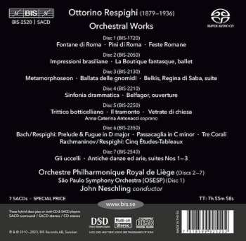 Coffret/7SACD Ottorino Respighi: Orchestral Works