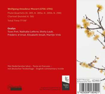 CD Wolfgang Amadeus Mozart: Flute Quartets; Clarinet Quintets