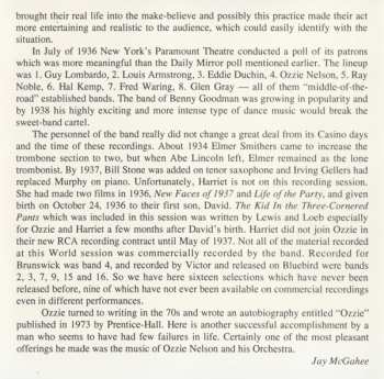 CD Ozzie Nelson And His Orchestra: 1937