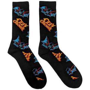 Merch Ozzy Osbourne: Chaussettes à la cheville Logo Ozzy Osbournes & Bats