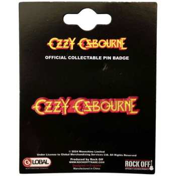 Merch Ozzy Osbourne: Plaque Logo Ozzy Osbourne