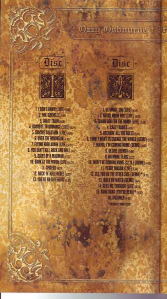 4CD/Coffret Ozzy Osbourne: Prince Of Darkness