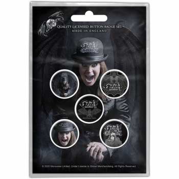 Merch Ozzy Osbourne: Ensemble de plaques Ordinary Man