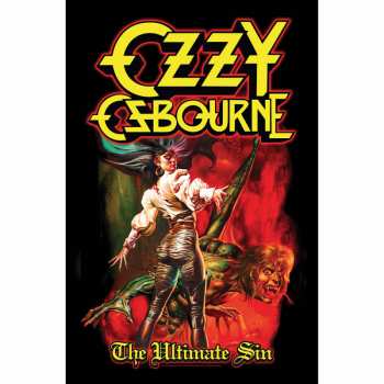 Merch Ozzy Osbourne: Poster textile The Ultimate Sin