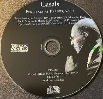 12CD/Coffret Pablo Casals: Casals Festivals At Prades, Vol. 2 