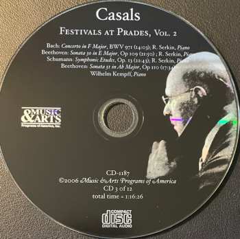 12CD/Coffret Pablo Casals: Casals Festivals At Prades, Vol. 2 