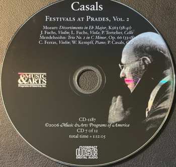 12CD/Coffret Pablo Casals: Casals Festivals At Prades, Vol. 2 