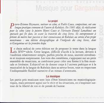 CD Pablo Cueco: Musique Pour Gargantua