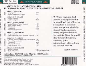 3CD/Coffret Niccolò Paganini: Centone Di Sonate For Violin And Guitar - Complete Edition