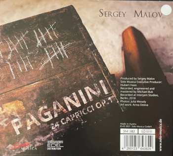 CD Niccolò Paganini: 24 Caprices Op.1