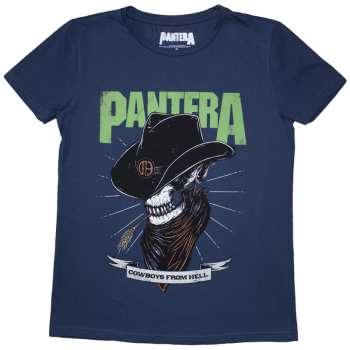 Merch Pantera: Femmes T-shirt Skeleton Cowboy