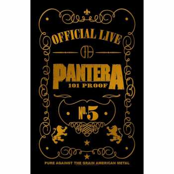 Merch Pantera: Poster textile 101 Proof