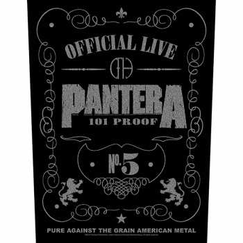 Merch Pantera: Décoration arrière 101 Proof
