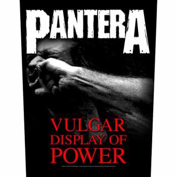 Marchandises Pantera: Zádová Nášivka Vulgar Display Of Power