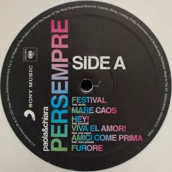 LP Paola & Chiara: Per Sempre CLR