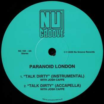 LP Paranoid London: Talk Dirty