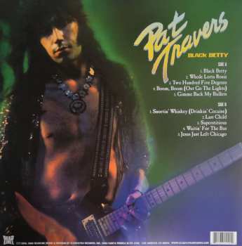 LP Pat Travers: Black Betty LTD | CLR
