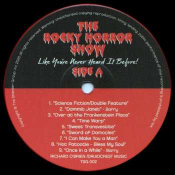 LP Patricia Quinn: The Rocky Horror Show: Like You've Never Heard It Before