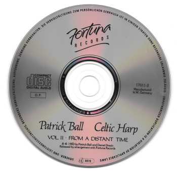 CD Patrick Ball: Celtic Harp Volume Two: From A Distant Time