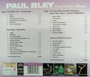 2CD Paul Bley: Four Classic Albums